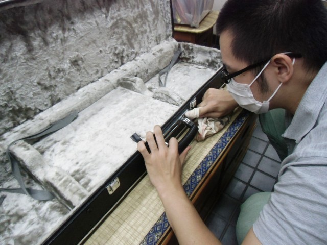 三味線・お琴の老舗 菊岡 中むら】新古品 三味線用 三つ折れケース011