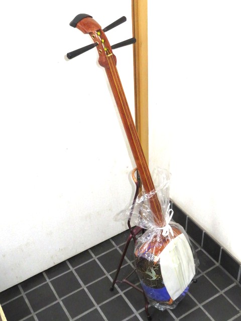 新品三味線　花梨長唄