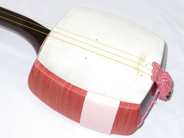 中古三味線　紫檀　長唄