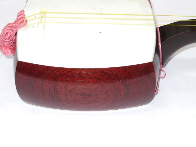 中古三味線　紫檀　長唄