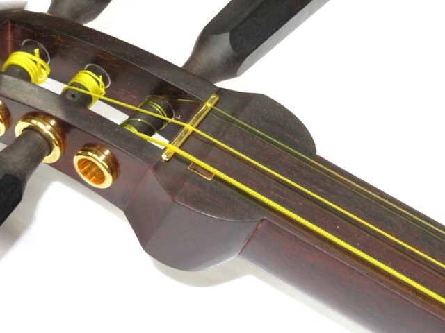 中古三味線　紅木　津軽