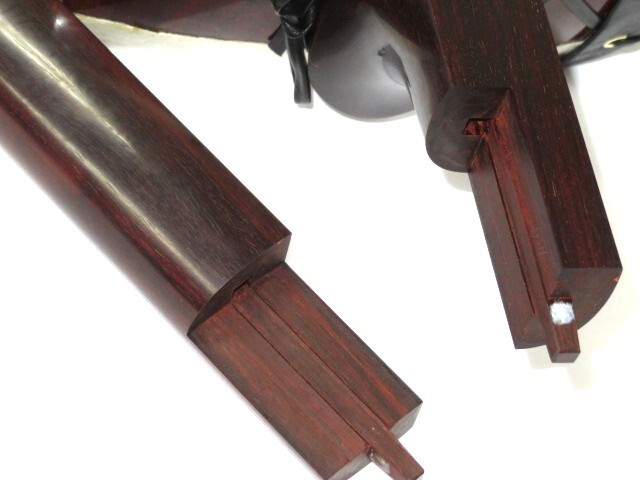 中古三味線　紅木　津軽