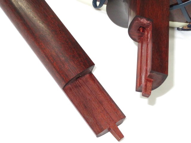 中古三味線　紅木　津軽