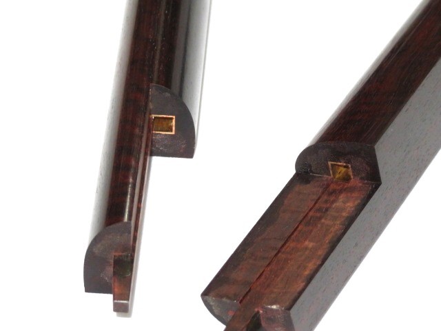 中古三味線　紅木　長唄