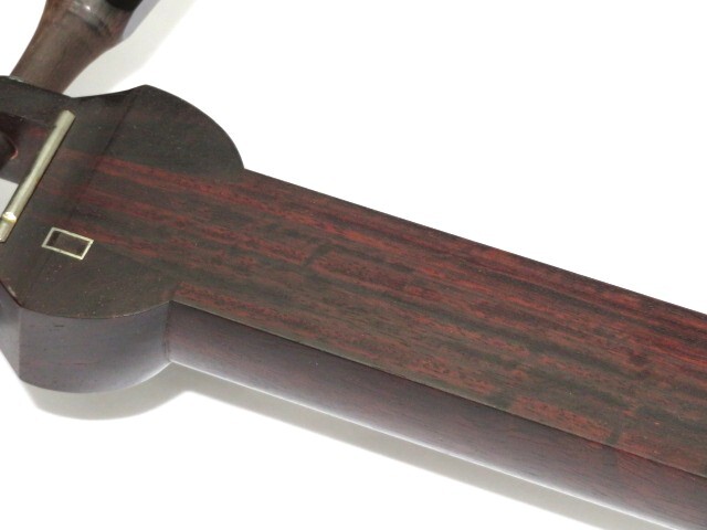 中古三味線　紅木　津軽