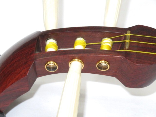 中古三味線　紅木　地唄