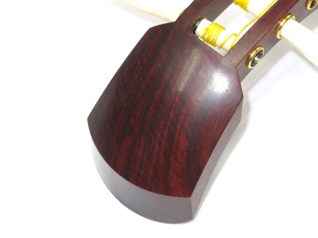 中古三味線　紅木　地唄