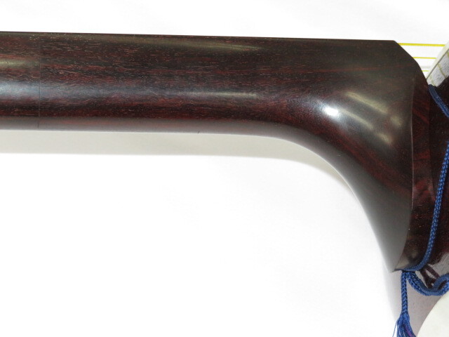 中古三味線　紅木　民謡