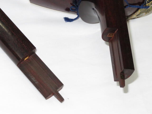 中古三味線　紅木　民謡