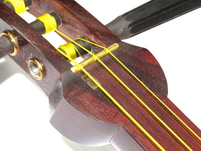 中古三味線　紅木　小唄端唄