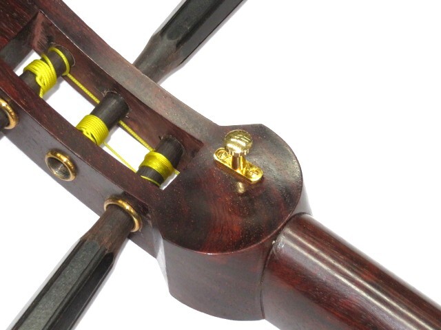 中古三味線　紅木　小唄端唄