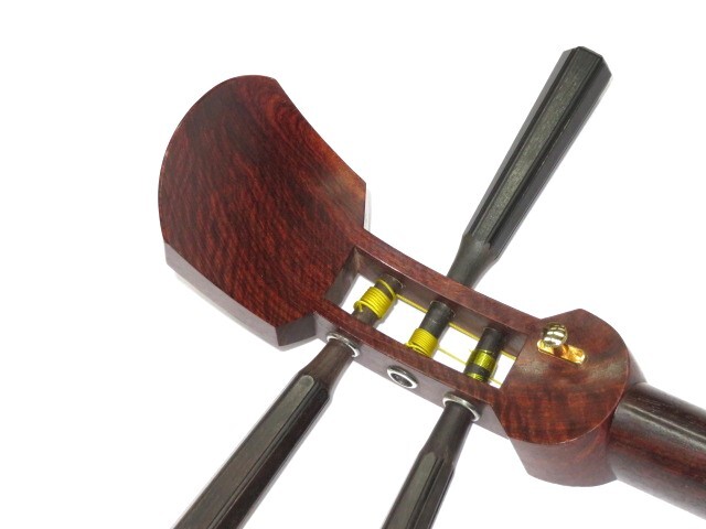 中古三味線　紅木　小唄端唄