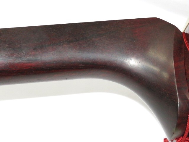 中古三味線　紅木　半津軽