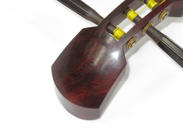 中古三味線　紅木　長唄