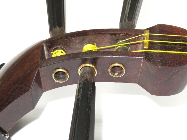 中古三味線　紅木　長唄