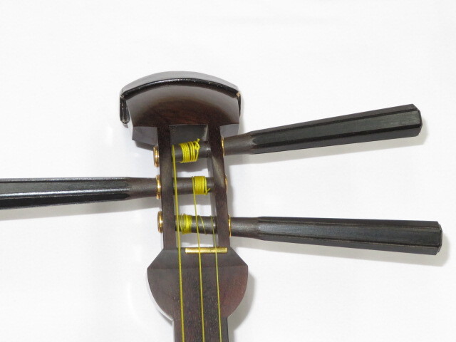 中古三味線　紅木　長唄