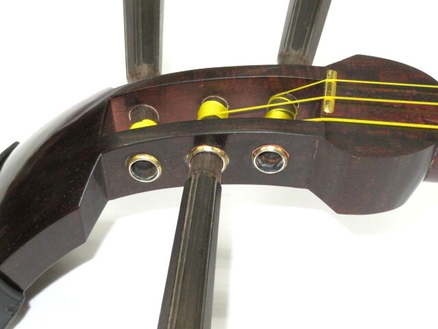 中古三味線　紅木　長唄