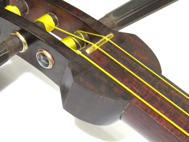 中古三味線　紅木　長唄