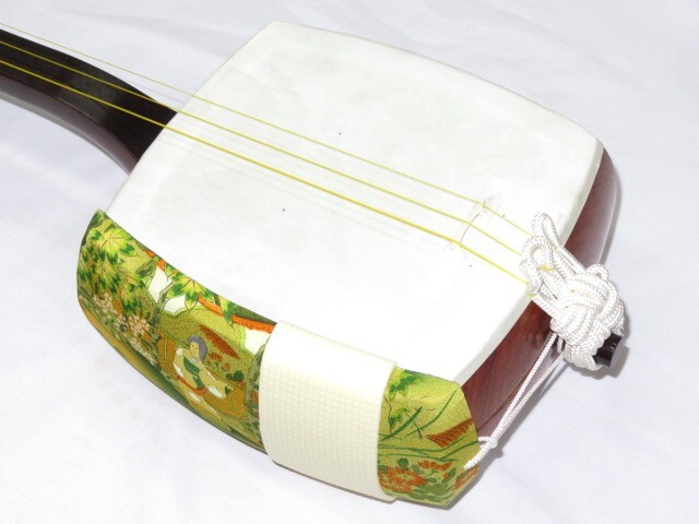 中古三味線　紅木　長唄