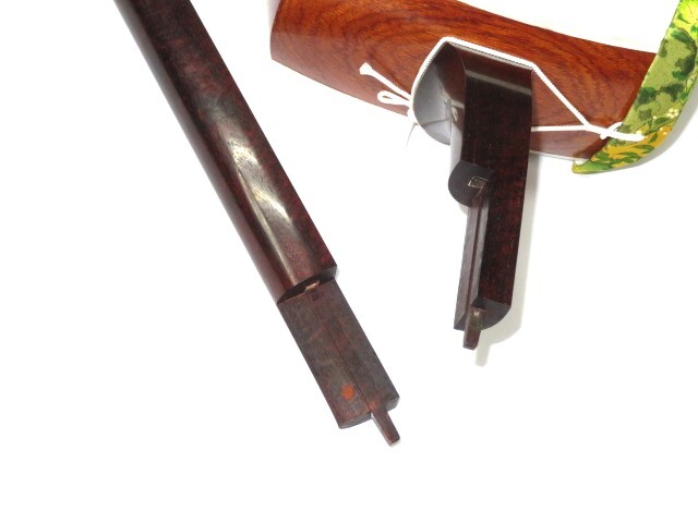 中古三味線　紅木　長唄