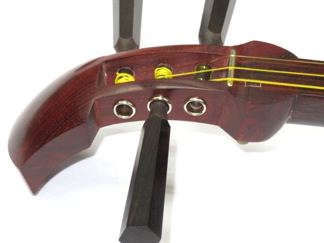 中古三味線　紅木　半津軽