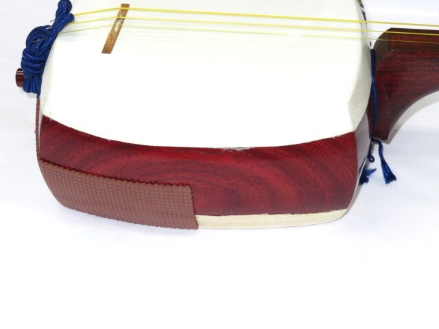 中古三味線　紅木　半津軽