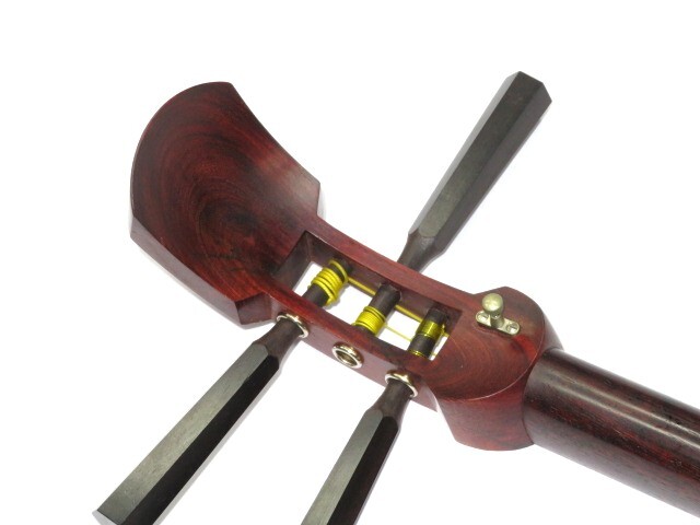 中古三味線　紅木　半津軽