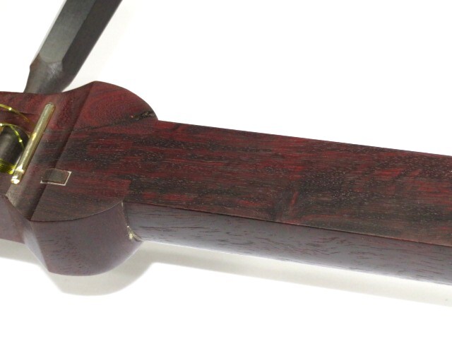 中古三味線　紅木　半津軽