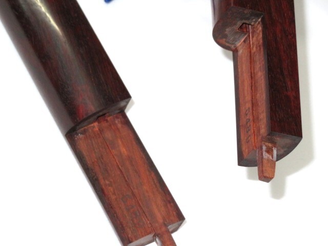 中古三味線　紅木　半津軽