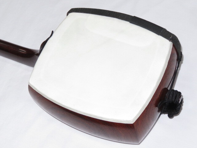 中古三味線　紅木　小唄端唄長唄