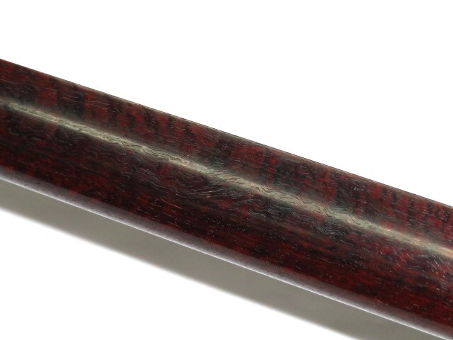 中古三味線　半津軽　紅木