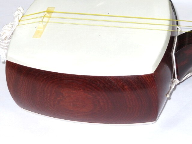 中古三味線　紅木　小唄端唄
