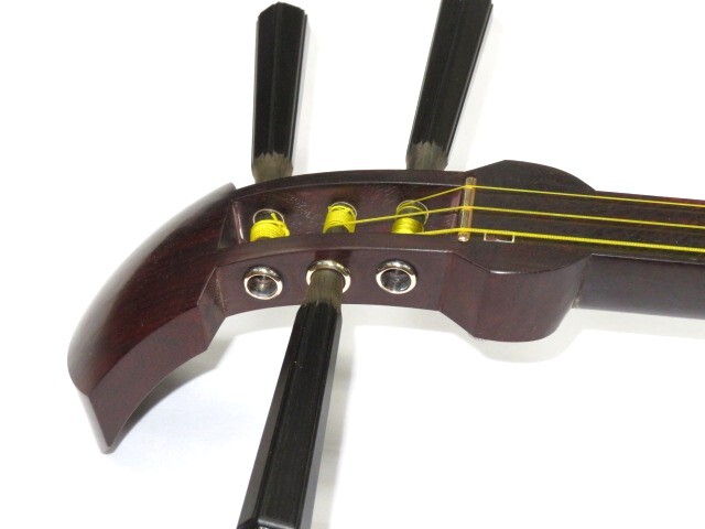 中古三味線　紅木　小唄端唄