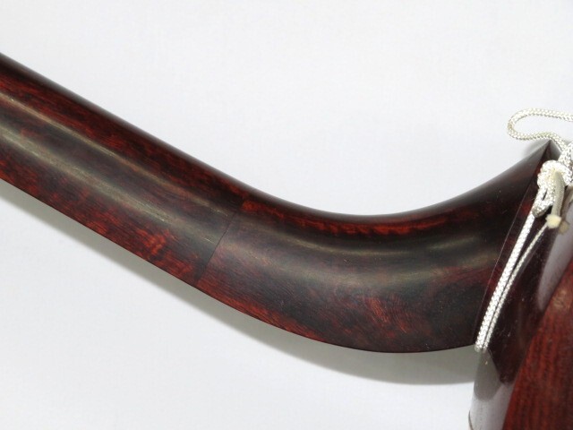 中古三味線　紅木　小唄端唄