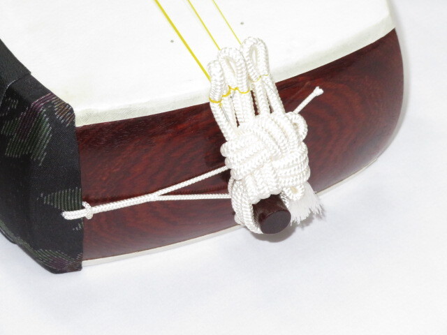 中古三味線　紅木　小唄端唄