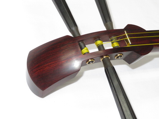 中古三味線　紅木　地唄
