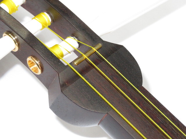 中古三味線　紅木　地唄