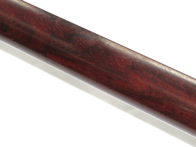 新品三味線　紅木津軽　綾杉胴