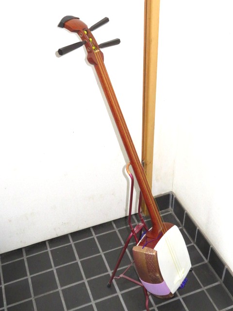中古三味線　花梨長唄